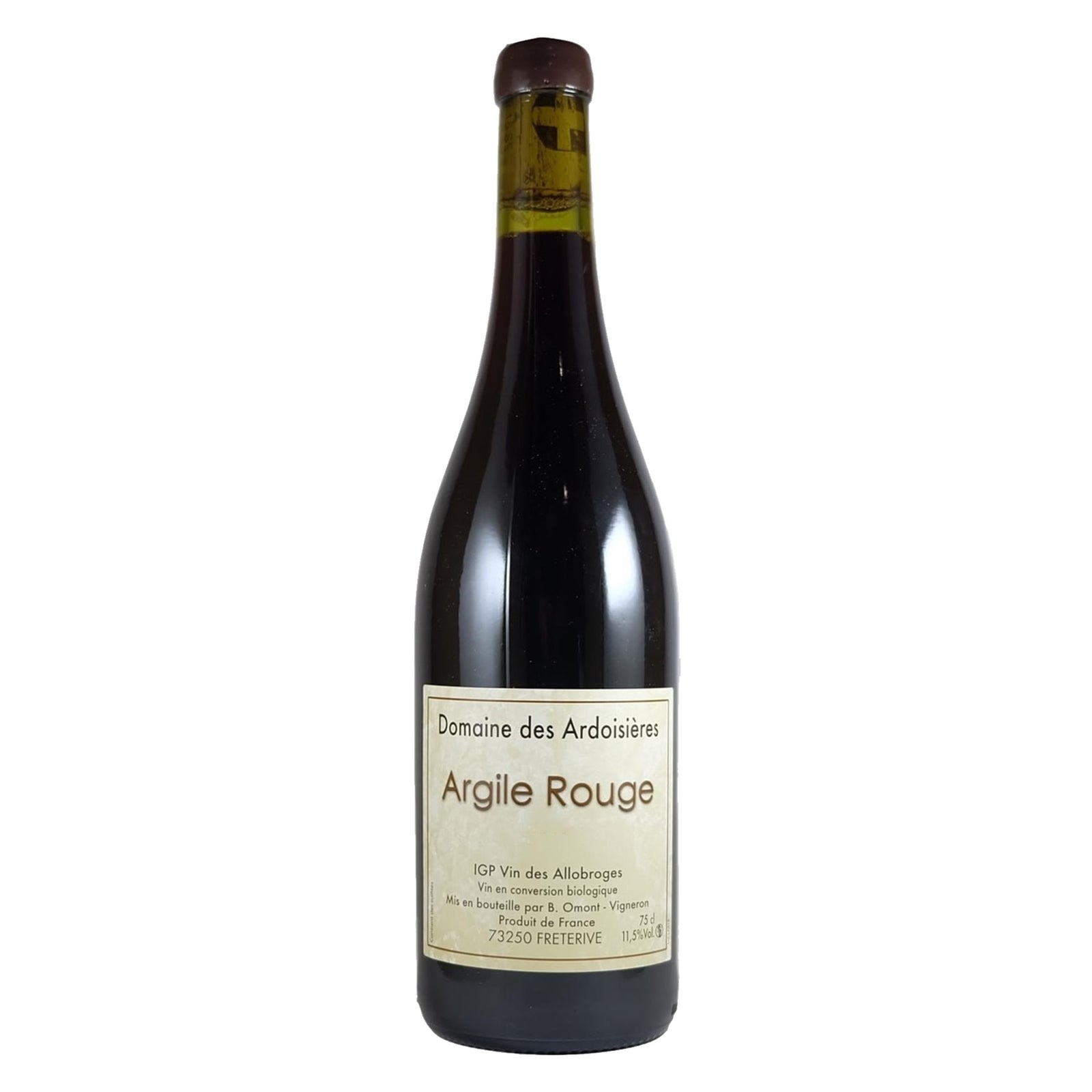 Domaine des ARDOISIERES IGP Vin des Allobroges "Argile Rouge" 2023