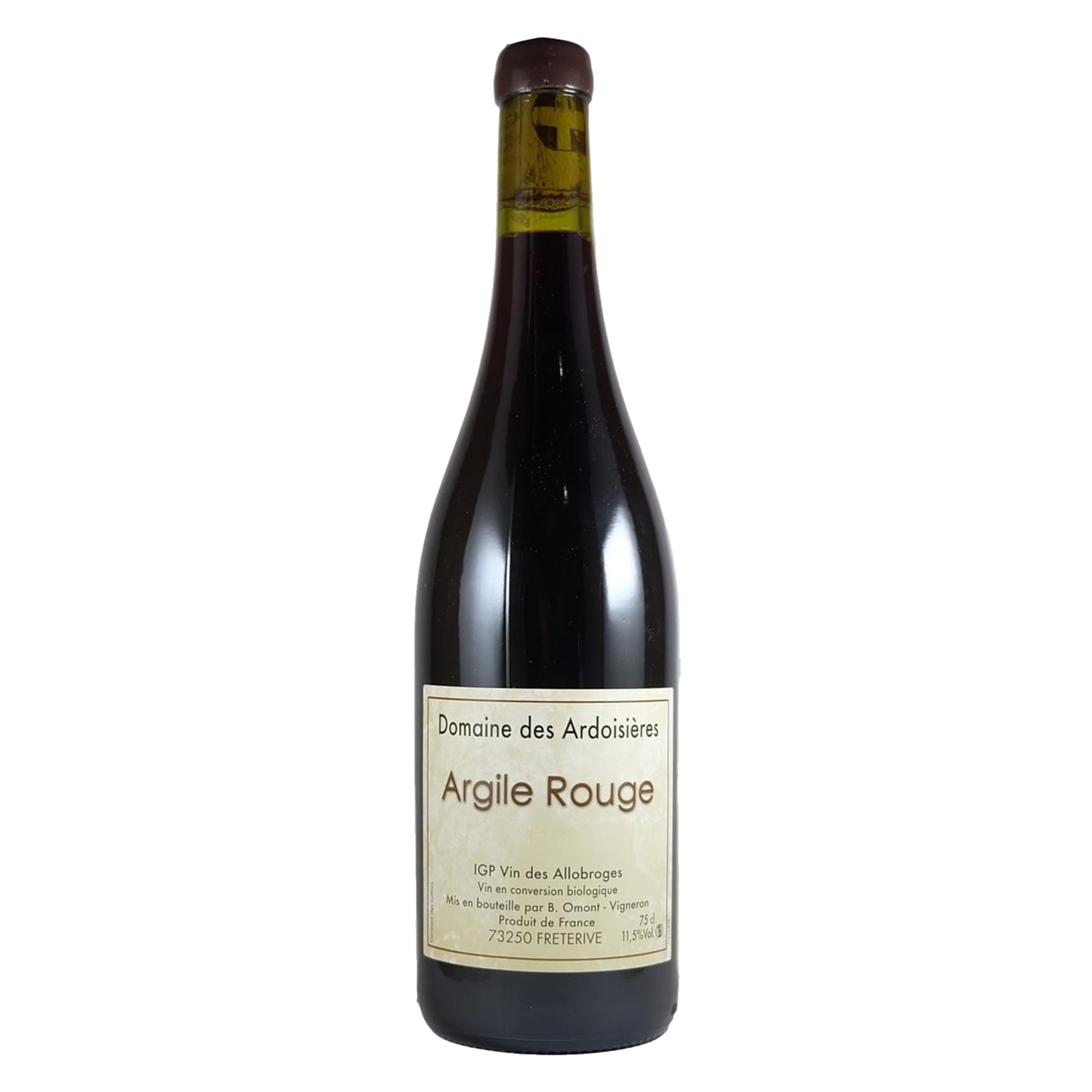 Domaine des ARDOISIERES IGP Vin des Allobroges "Argile Rouge" 2023