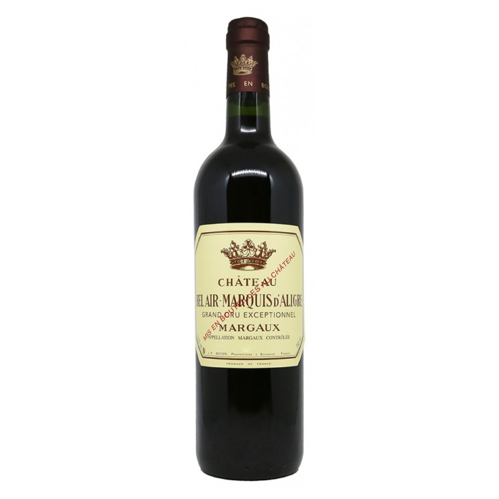 Chateau BEL AIR - MARQUIS D'ALIGRE Margaux 2010