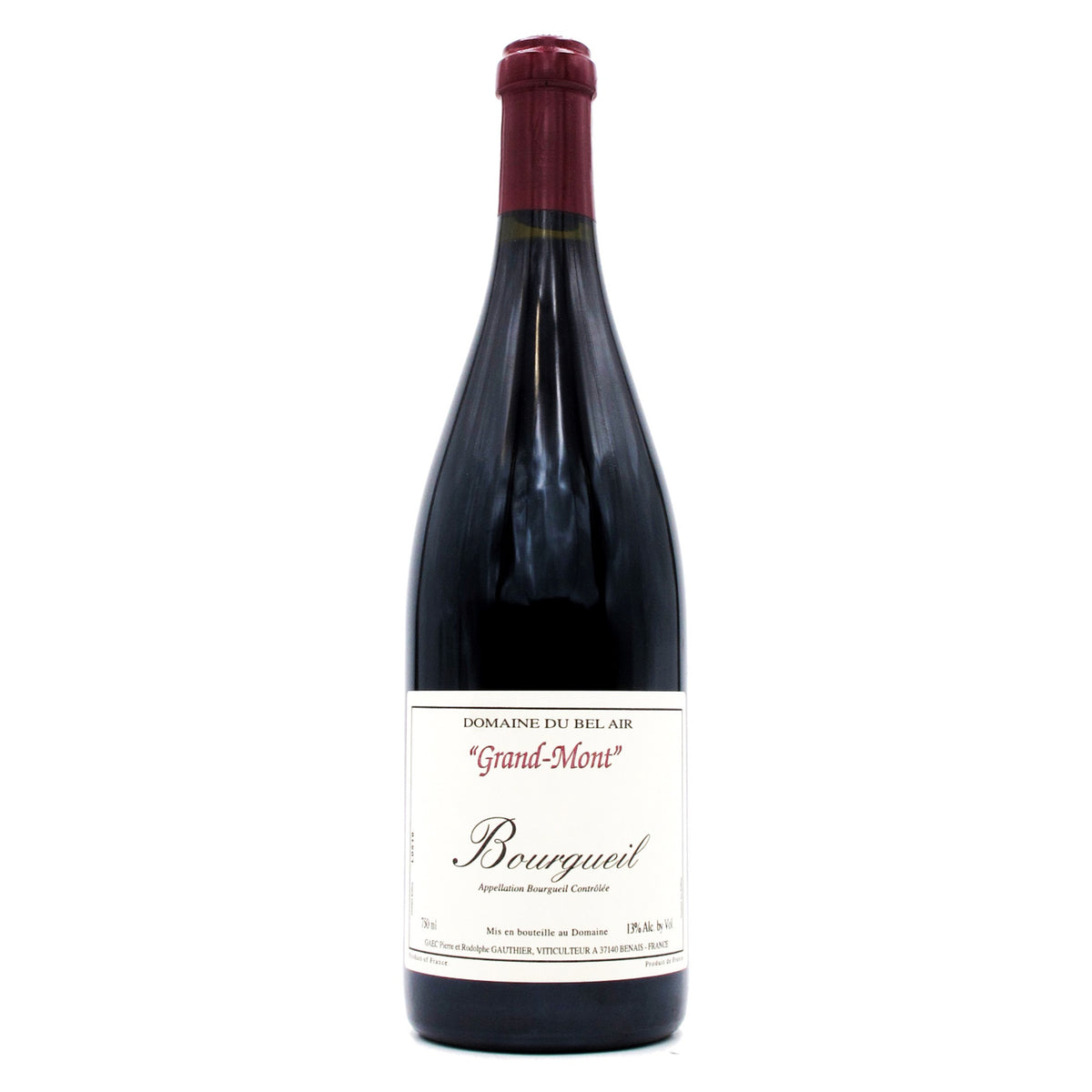 Domaine DU BEL AIR Bourgueil "Grand Mont" 2019