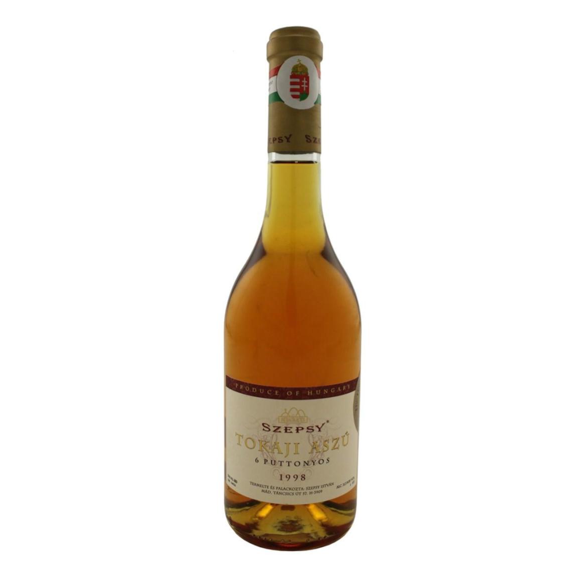 ISTVAN SZEPSY Tokaji "Aszu 6 Puttonyos" 1998 - 50cl