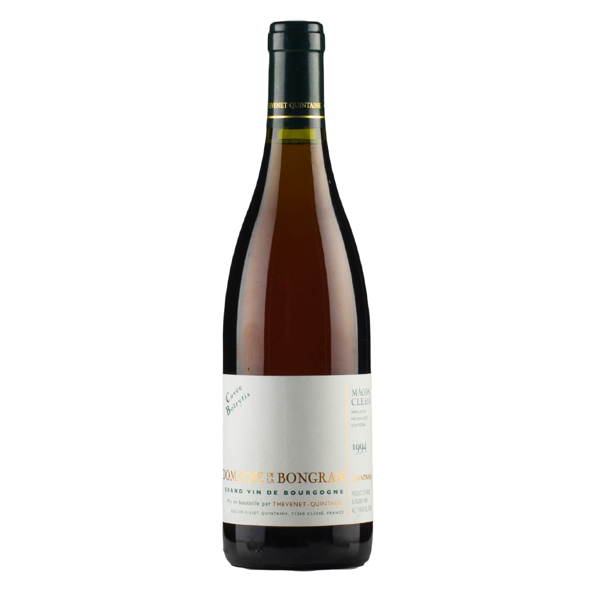 Domaine de LA BONGRAN Macon Clesse "Cuvee Botrytis" Moelleux 1994