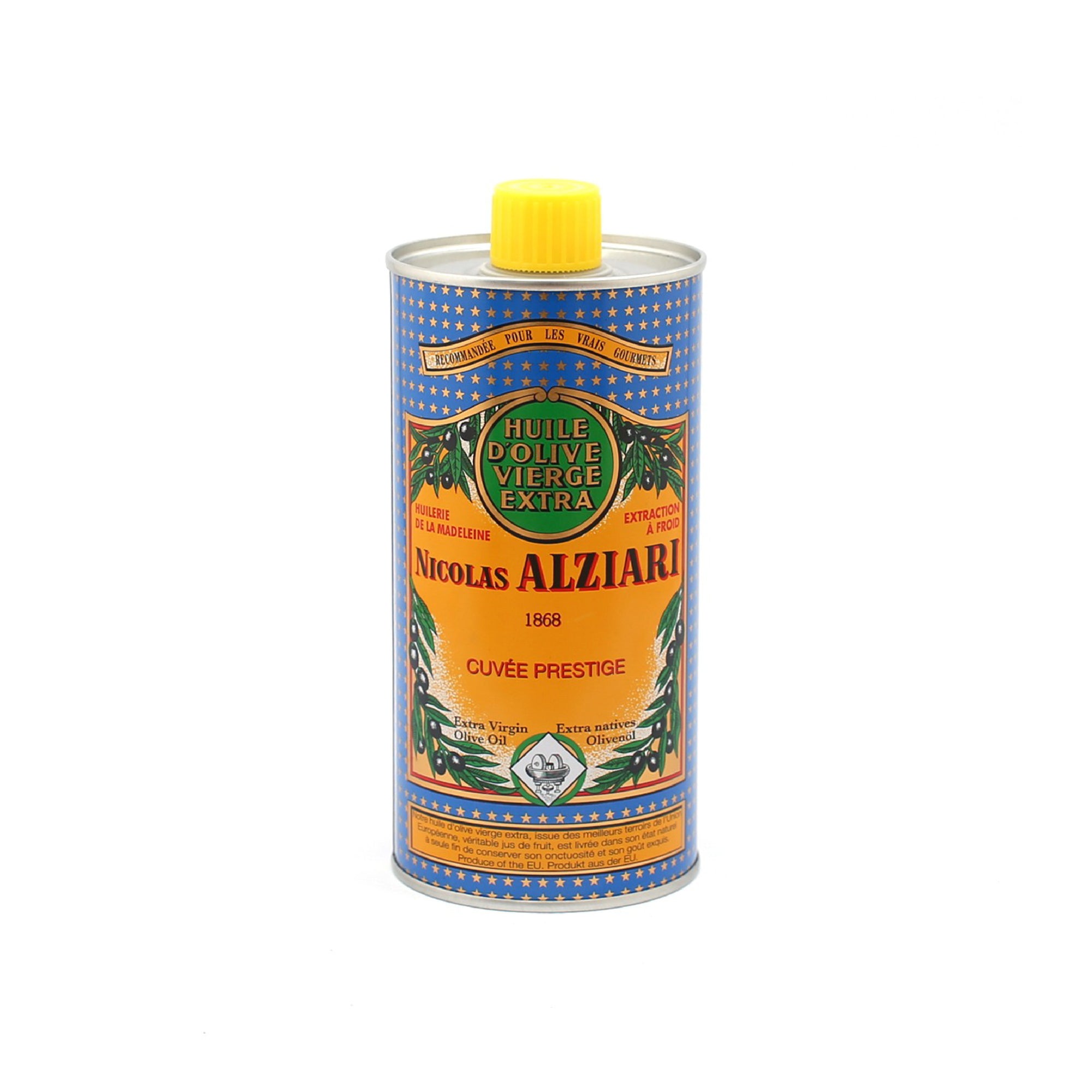 ALZIARI Tin Olive Oil Fruity & Soft "Cuvee Prestige" - 500ml