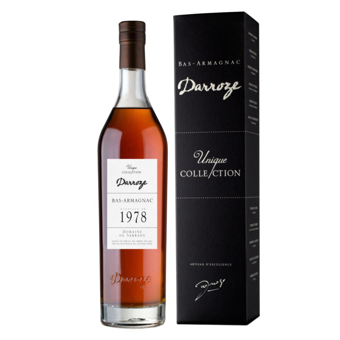 DARROZE Bas-Armagnac "Domaine de Sarrade" 1978 - 70cl