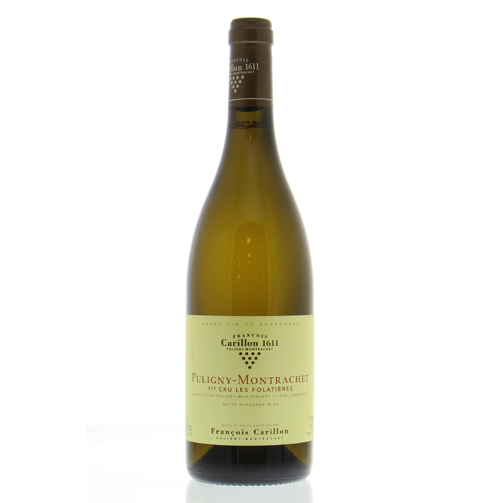 Domaine FRANCOIS CARILLON Puligny-Montrachet 1er Cru "Les Folatieres" 2015