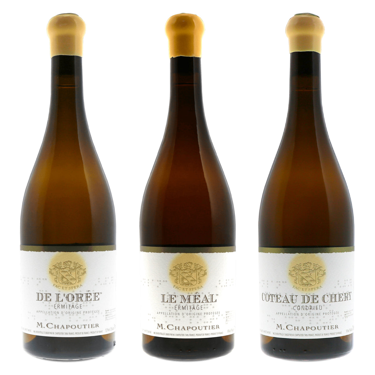 M. CHAPOUTIER Coffret "Blancs Septentrionaux" - 3 Magnums