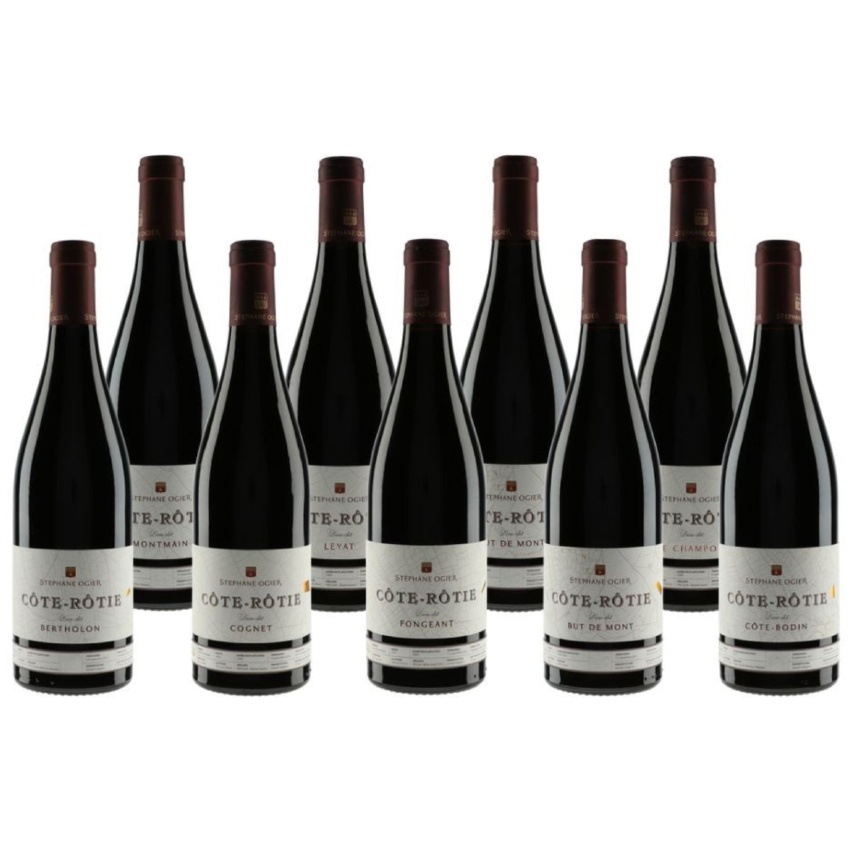 STEPHANE OGIER Coffret Cote-Rotie "Selection de Lieux-Dits" 2018 - 9 Bottles