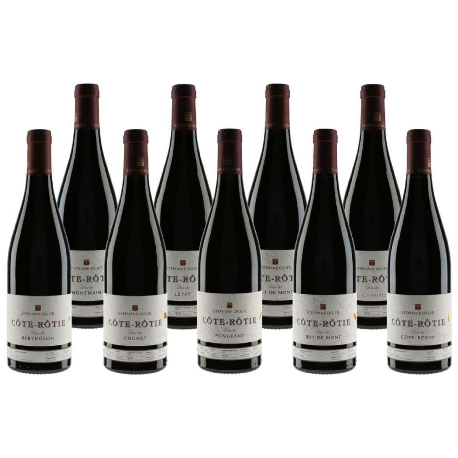 STEPHANE OGIER Coffret Cote-Rotie "Selection de Lieux-Dits" 2018 - 9 Bottles