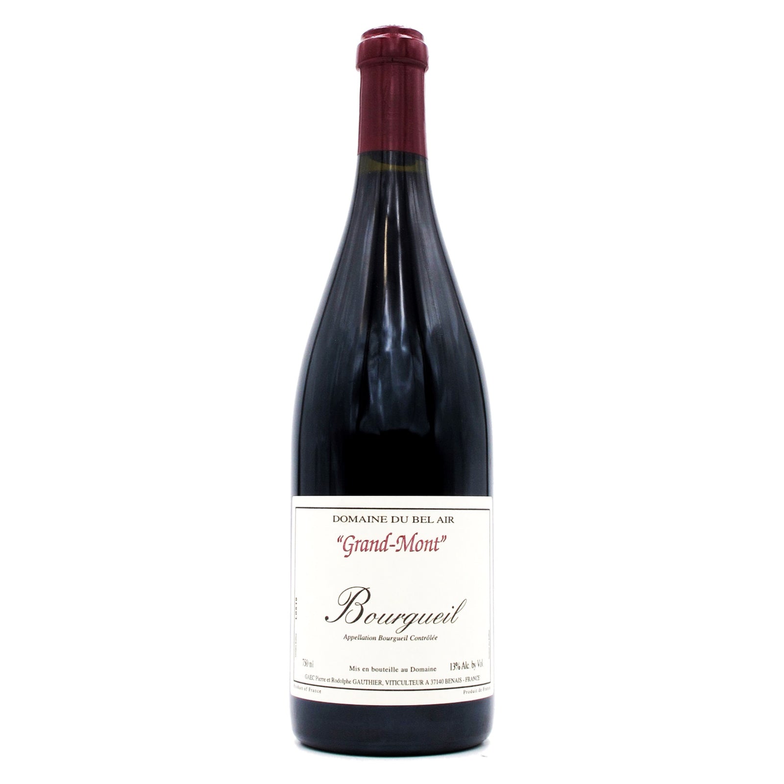 Domaine DU BEL AIR Bourgueil "Grand Mont" 2018