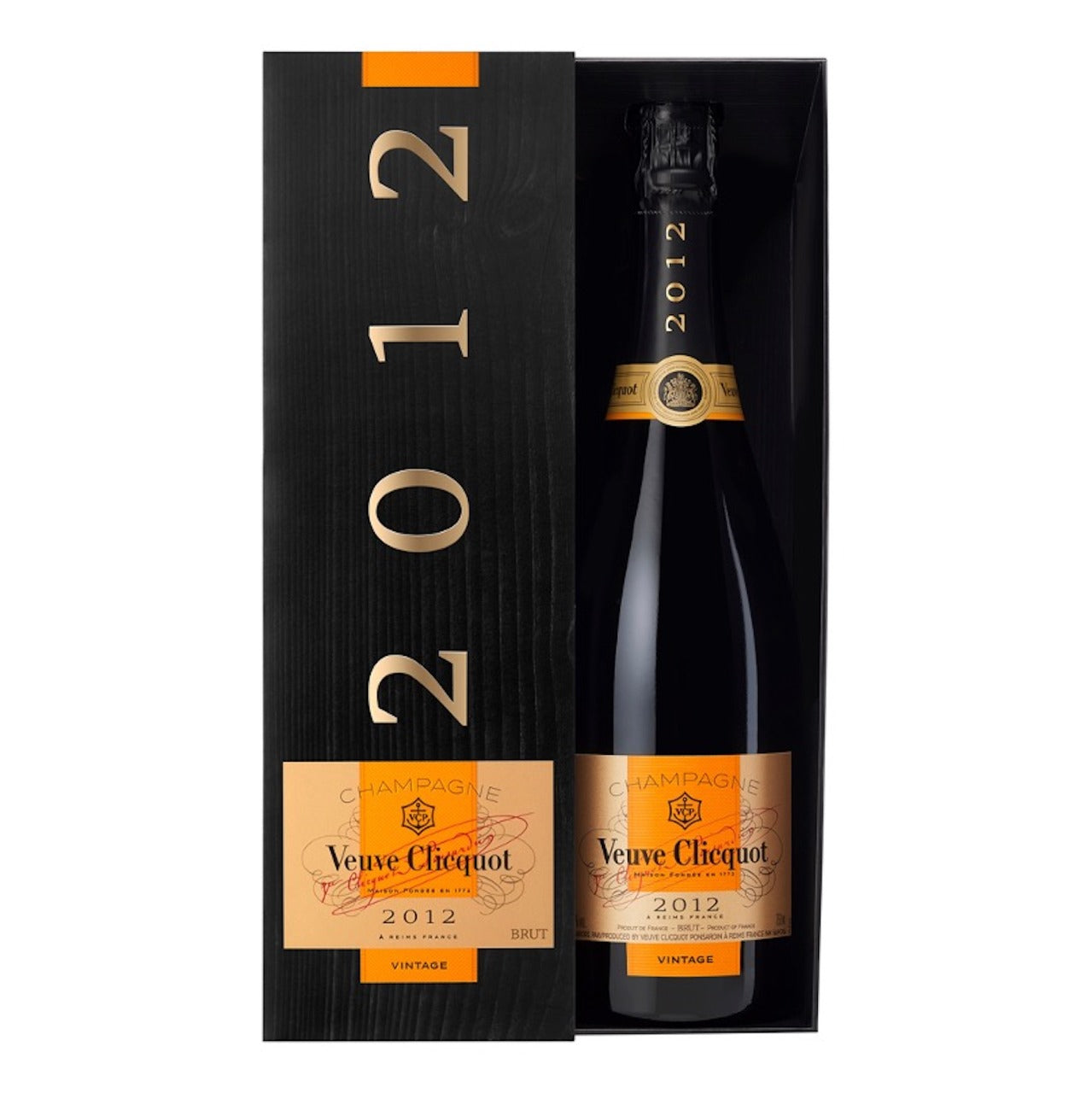 VEUVE CLICQUOT Champagne Brut Vintage 2012 with Gift Box